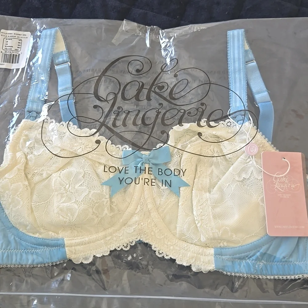 Cake Lingerie Soft-cup Maternity Nursing Bra Color: Sherbet 38D - Picture 5 of 6